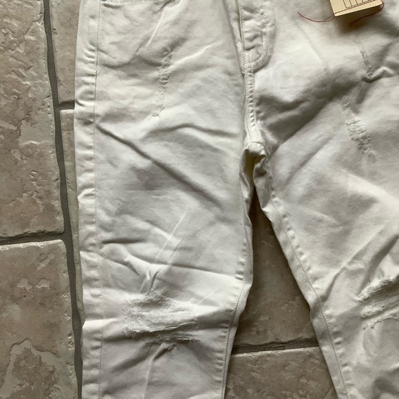 NWT Current/Elliott Ivory Denim Jeans - Picture 5 of 9